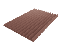 4 Inch Acoustic Foam Wedge Style Panels - 13 Color Options