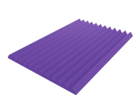4 Inch Acoustic Foam Wedge Style Panels - 13 Color Options
