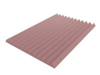 4 Inch Acoustic Foam Wedge Style Panels - 13 Color Options