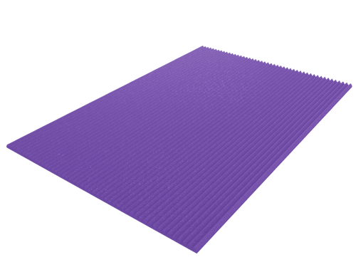 1 Inch Acoustic Foam Wedge Style Panels - 13 Color Options