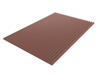 2 Inch Acoustic Foam Wedge Style Panels - 13 Color Options