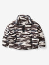 Down Half Zip - Zebra