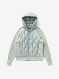 Down Zip Hoodie - Slate Gray