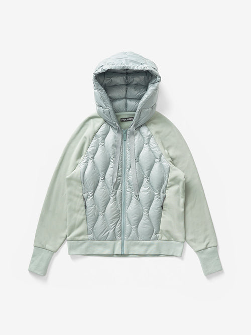 Down Zip Hoodie - Slate Gray