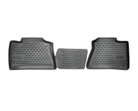 Westin 14-18 Chevrolet Silverado 1500/2500/3500 Double Cab Profile Floor Liners Front Row - Black