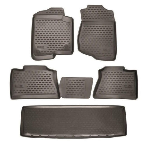 Westin 2015-2017 Cadillac Escalade w/Captain Seats Profile Floor Liners 6pc - Black