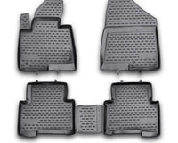 Westin 2013-2017 Hyundai Santa Fe Sport 5 passenger Profile Floor Liners 4pc - Black