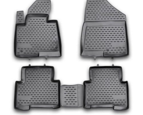 Westin 2013-2017 Hyundai Santa Fe Sport 5 passenger Profile Floor Liners 4pc - Black