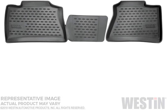 Westin 15-18 Ford F150 Super Cab Profile Floor Liners 2nd Row - Black