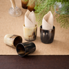 Buffalo Horn Whiskey Shot Glasses 6.5 oz - (Pack of 4)