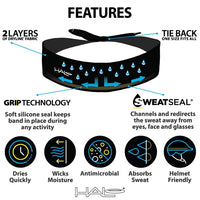 Halo Headband - tie version (Solid Colors)