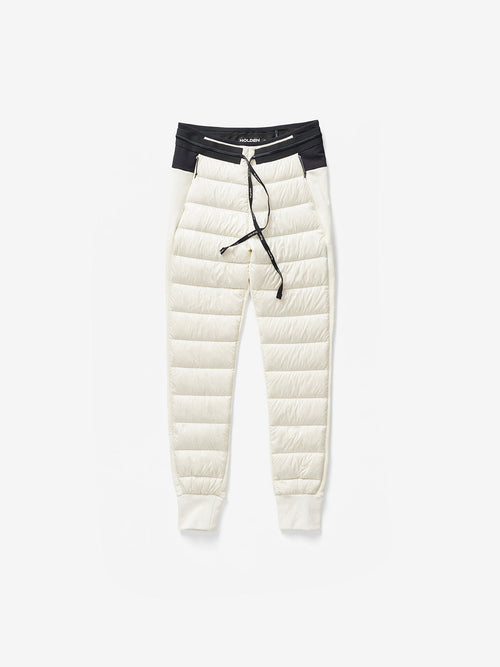 Hybrid Down Jogger - Pearl