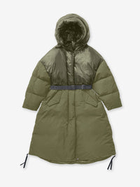 Long Down Puffer - Stone Green