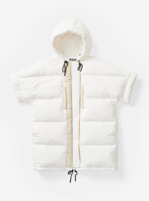 Long Down Vest - Pearl