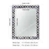 Make To Order Moroccan Grey Mirror Bone & Resin Inlay Collection in 4 Sizes