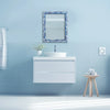 Make to Order Taj Blue Mirror Bone Inlay Collection in 4 Sizes