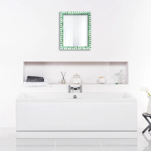 Make To Order Taj Green Mirror Bone Inlay Collection in 4 Sizes