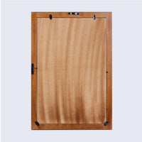 Make To Order Chevron Brown Mirror Bone Inlay Collection in 4 Sizes
