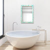 Make To Order Chevron Green Mirror Bone Inlay Collection in 3 Sizes