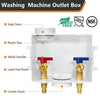 10 Pcs 1/2" PEX Expansion (F1960) Inlet, Washing Machine Outlet Box, Center Drain