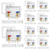 10 Pcs 1/2" CPVC PPE Intet, Washing Machine Outlet Box