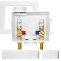 1/2" Sweat Inlet, Washing Machine Outlet Box, with Copper Water Hammer Arrestor Plumbingsell