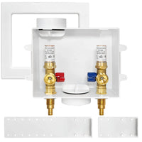 10 Pcs 1/2" PEX Crimp (F1807) Inlet, Washing Machine Outlet Box, with Copper Water Hammer Arrestor