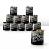 Whiskey Shot Cups Set Knot Pattern Real Ox Horn 6.5 oz, Pack 4, 8 & 12
