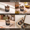 Whiskey Shot Cups Set Nordic Compass Pattern Real Ox Horn 6.5 oz, Pack 4, 8 & 12