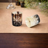 Whiskey Shot Cups Set Nordic Compass Pattern Real Ox Horn 6.5 oz, Pack 4, 8 & 12