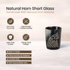Whiskey Shot Cups Set Viking Wolf Pattern Real Ox Horn 6.5 oz, Pack 4, 8 & 12