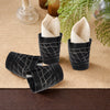 Whiskey Shot Cups Set Web Pattern Real Ox Horn 6.5 oz, Pack 4, 8 & 12