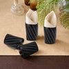 Whiskey Shot Cups Set Twist Pattern Real Ox Horn 6.5 oz, Pack 4, 8 & 12