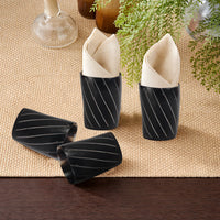 Whiskey Shot Cups Set Twist Pattern Real Ox Horn 6.5 oz, Pack 4, 8 & 12