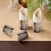 Whiskey Shot Cups Set Wayfinder Pattern Real Ox Horn 6.5 oz, Pack 4, 8 & 12