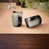 Whiskey Shot Cups Set Nordic Hammer Pattern Real Ox Horn 6.5 oz, Pack 4, 8 & 12
