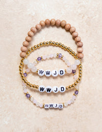 WWJD Letter Bracelet