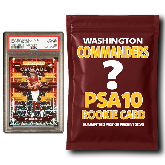 Washington Commanders PSA 10 Graded Rookie Card Mystery Pack