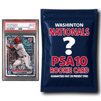 Washington Nationals PSA 10 Graded Rookie Card Mystery Pack