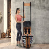 Water Rower - Muscle D Fitness - Wooden Seated Adjustable Water Rower
