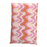 Pink Wavy Daisy Poly Mailers Size 6x9 Colorful Shipping Bags