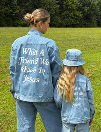 What a Friend in Jesus Kids Denim Jacket