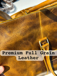 Roosevelt Full Grain Buffalo Leather Duffle