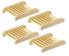 4-Pack Bamboo Soap Dish