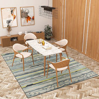 Premium Hand-Tufted Rug Made of 100% Wool  - Winter Coast - 8x10 Feet