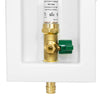 1/2" PEX Expansion (F1960) Inlet, Ice Maker Outlet Box, with Copper Arrestor Plumbingsell