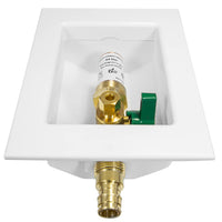 10 Pcs 1/2" PEX Expansion (F1960) Inlet, Ice Maker Outlet Box, with Copper Arrestor