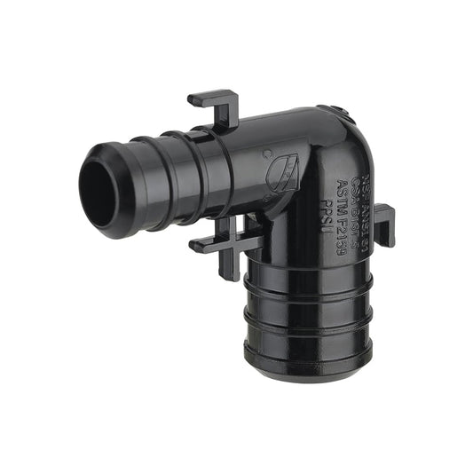 PEX-B Crimp 3/4" x 1/2" PPSU Elbow w/tabs Plumbingsell