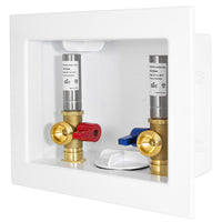 1/2" CPVC PPE Intet, Washing Machine Outlet Box, with Stainless Steel Arrestor Plumbingsell