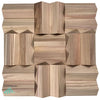 Wood Acoustic Diffuser Panel | Solid Paulownia Wood Sound Diffuser for Studios & Home Theaters